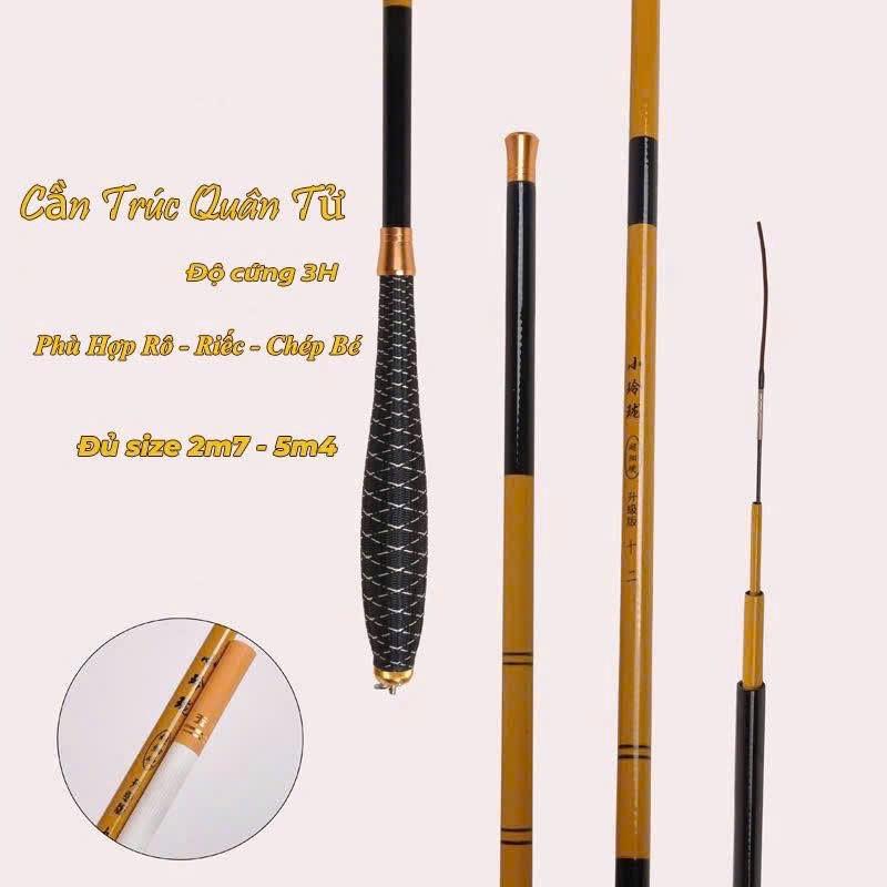 Cần Câu Tay Trúc Quân Tử 3H Chuyên Rô Diếc, Câu Cá Cảm Giác