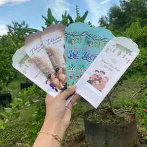 Angpau lebaran Panjang 3D KARAKTER lucu isi 10 pcs