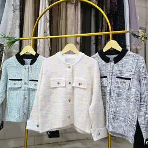 Blazer Import Bahan Rajut Import dengan Desain Elegan dan Detail Jahitan Rapi untuk Tampilan Mewah