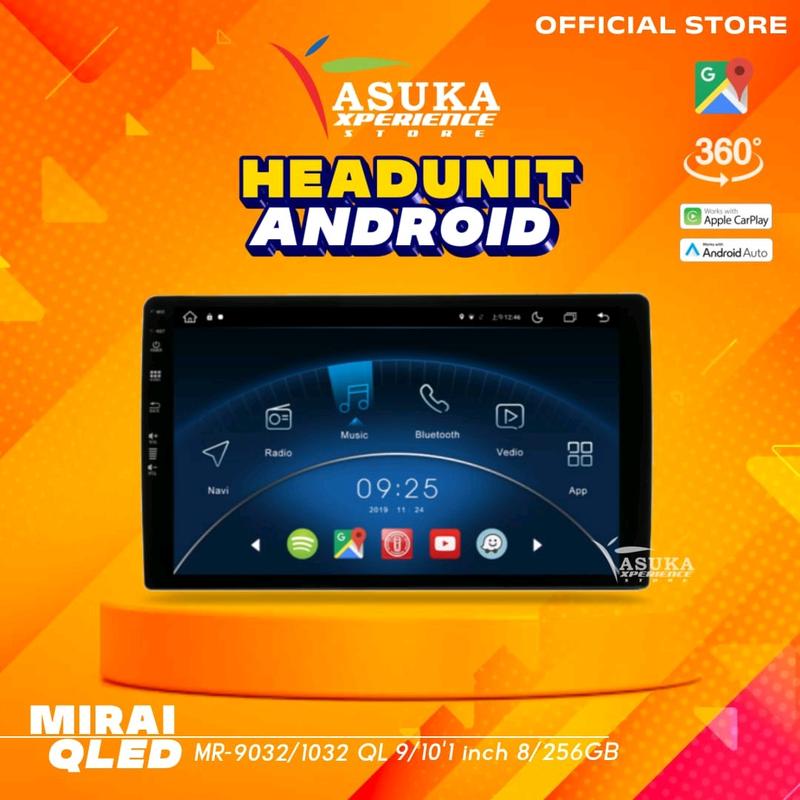 HEADUNIT MIRAI MR-9032 QLED X SERIES 0