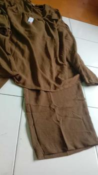 Product Review of WAGA Setelan Crinkle Jumbo LD 130 150 Baju Tunik Set Kekinian Untuk OOTD Rempel XXXL Airflow Kancing Kantong Karet from K**g 0