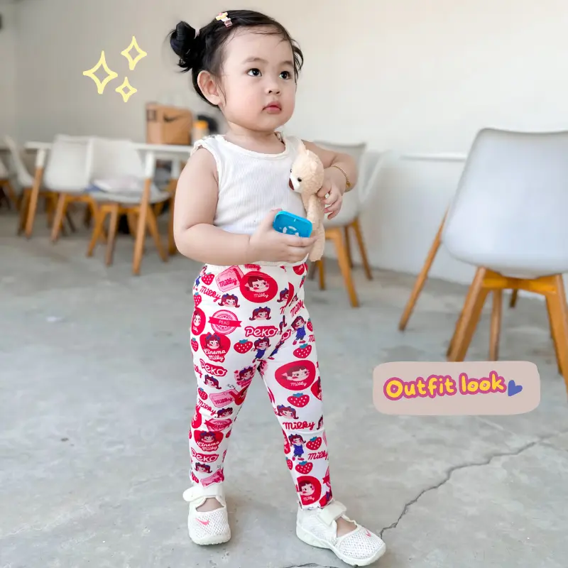 Boboho Paket Bundling 3 Pcs - Legging Fashion Anak Perempuan Boboho 2