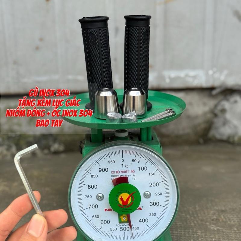 ( Đọc Mô Tả Khi Mua ) Gù Tay Lái inox 304 Gắn Mọi Dòng Xe - Tặng Bao Tay Và Phụ Kiện Gắn