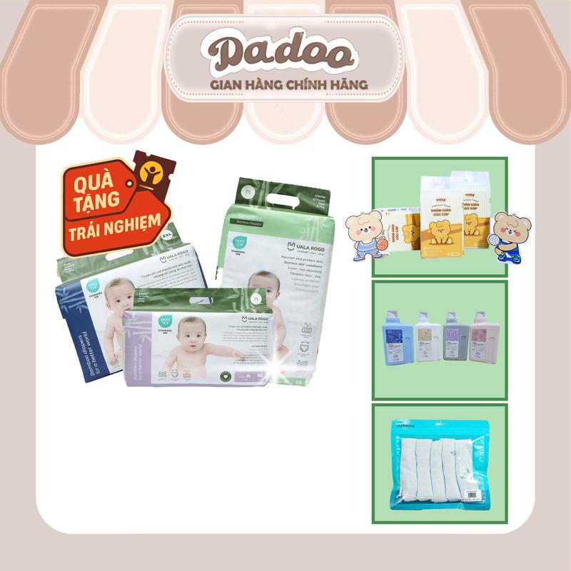 UalaRogo Tã Bỉm Cho Bé Siêu Thoáng Mềm Mại Bamboo Fibers Size NB - S - M - Tặng Quà Chọn Chú Thích Vào Đơn Hàng