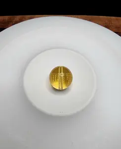 Bead Batu Citrine Quartz Crystal Ukiran Ma*tra Heart Sutera Wealth Stone 10-12mm F1267