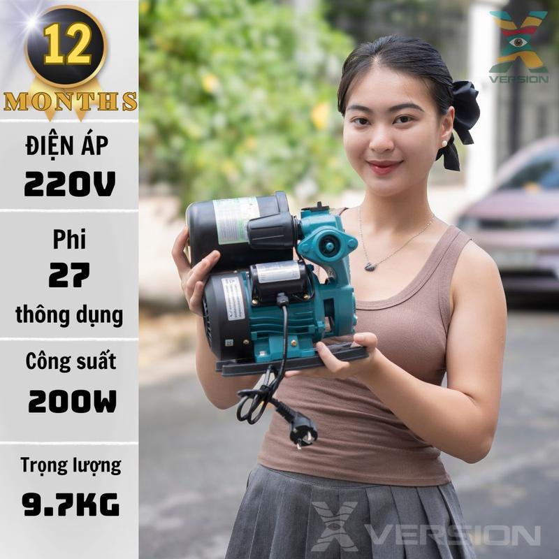 Máy bơm tăng áp RYMARU RY200E và RY150E - Xversion