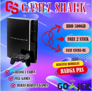 PS3 PS 3 PLAY SATION 3 HDD INTERNAL 500gb 2 stik  FULL GAMES