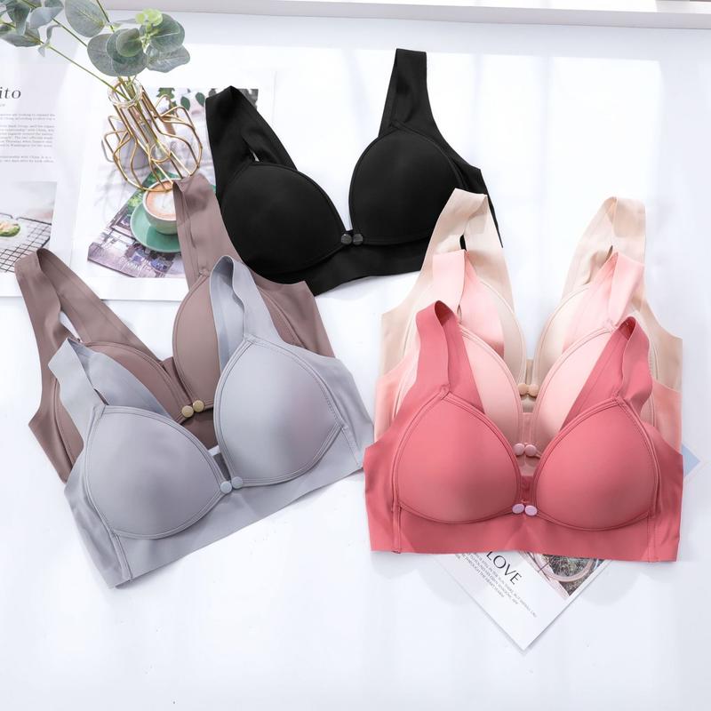  Áo ngực cho bà bầu áo ngực mẹ bỉm Áo lót mẹ bầu cho con bú chất liệu su non mềm mát không gọng Dây áo bản quai to.  Áo ngực cho bé ti  sét 3 áo ngực cho con ti áo  cho  bé  ti  sau  sinh áo  ngực  cho  mẹ  sau  sinh Áo ngực cho 