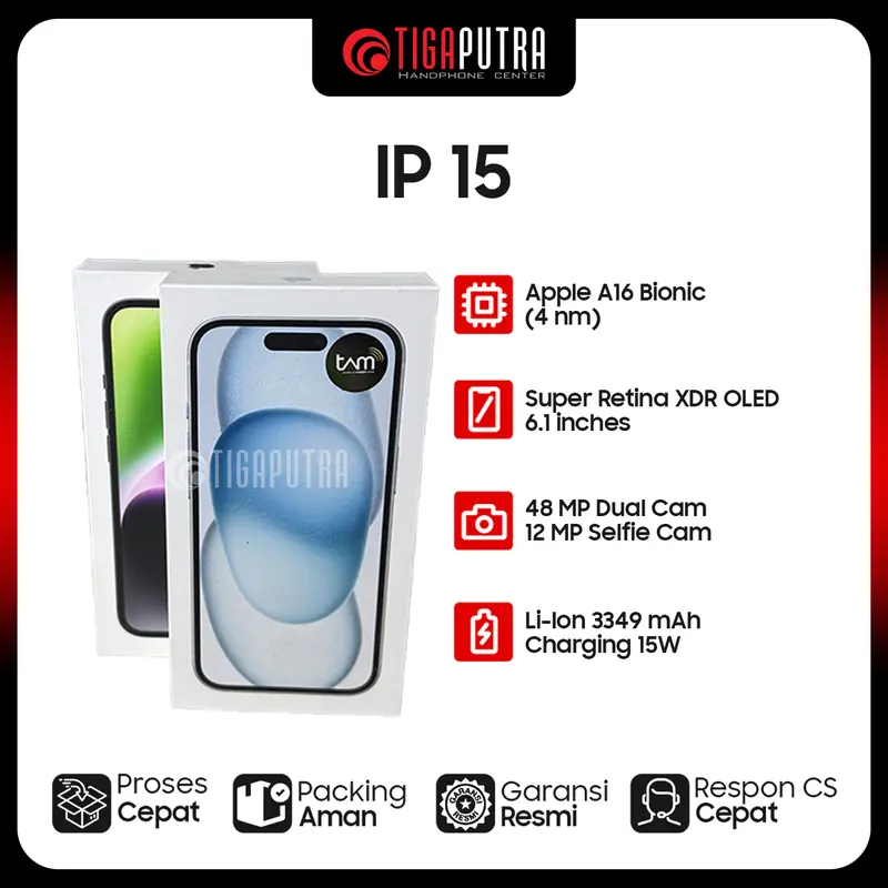 APPLE IPHONE 15 (128GB, 256GB, 512GB)
