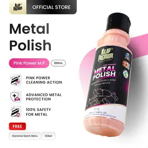 Pink Power Metal Polish Pembersih Logam Chrome Metal Motor & Car - Kilap Premium