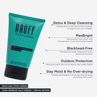 Gambar TWIN PACK - HAUFF BRIGHTENING FACE WASH & FIGHT ACNE FACE WASH | Mencerahkan Wajah Kusam | Wajah Anti Berminyak & Berjerawat | Mengangkat Kotoran & Minyak Berlebih | Menghilangkan Komedo | Charcoal, Niacinamide, Salicylic Acid dari HAUFF Kota Bekasi 2 Tokopedia
