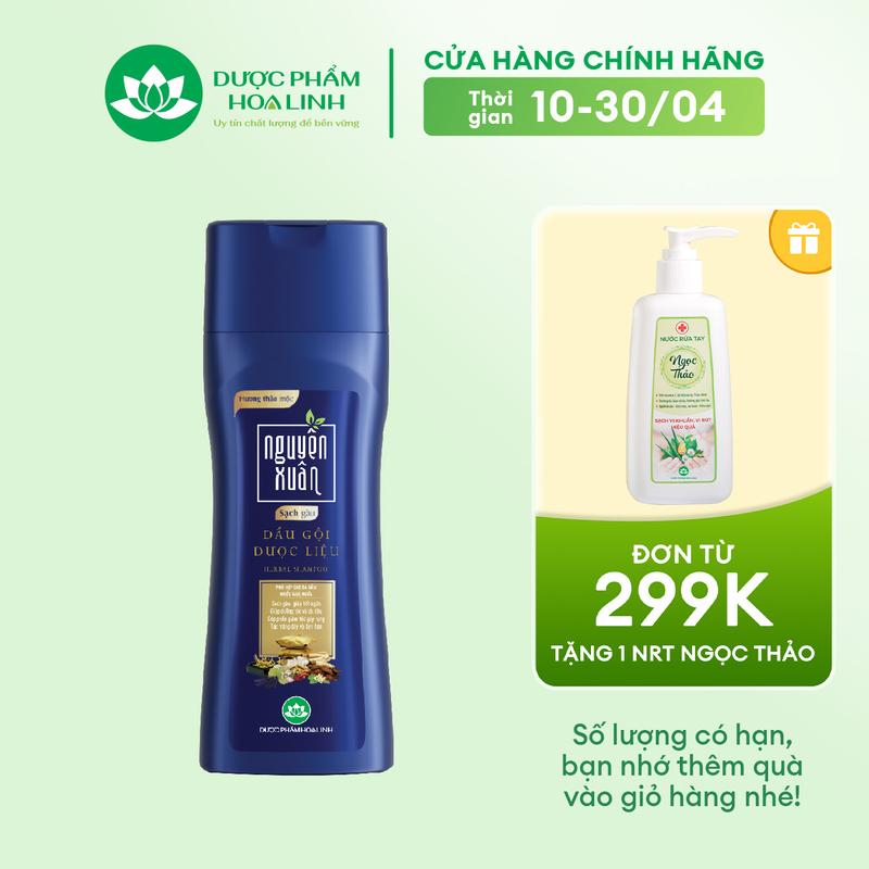 Dầu gội dược liệu Nguyên Xuân sạch gàu 250ml KM 25ml- Dành cho tóc gàu ngứa