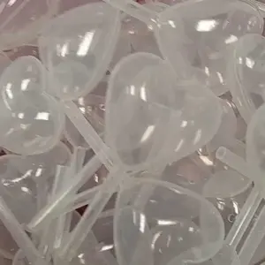 50Pcs Pipet Vla Puding Kue Plastik Tetes Infuser Carian Liquid 4ml CupCake Selai Untuk Aneka Jenis Kue