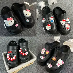 pin sandal Hot Kartun logo <mode shoe charms> DIY merek trendi sandal pin Pengait Cantolan Sepatu Tempelan Akses sepatu anak-anak aksesoris sepatu
