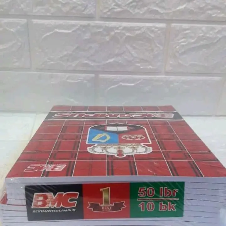 Buku tulis BMB CAMPUS 50 LEMBAR 1 pak 10 buku Stationery