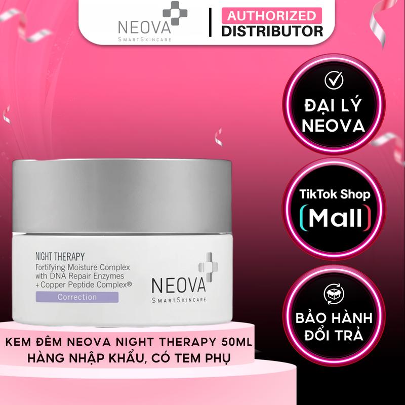  Kem Dưỡng Cấp Ẩm Và Phục Hồi Da Neova Night Therapy 50ml Hàng Công Ty 