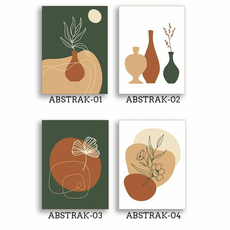 UKURAN JUMBO Hiasan Dinding Abstrak - Walldecor Minimalis - ABSTRAK-JUMBO-01-04 1