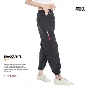 Celana trekking cewek olahraga Panjang Training Parasut Waterproof Pria Wanita Unisek Sport