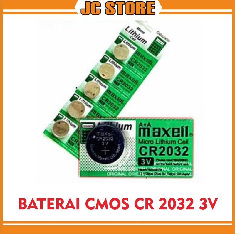 Baterai CR2032 Maxell untuk CMOS, BIOS PC, dan Timbangan Digital - Shop ...
