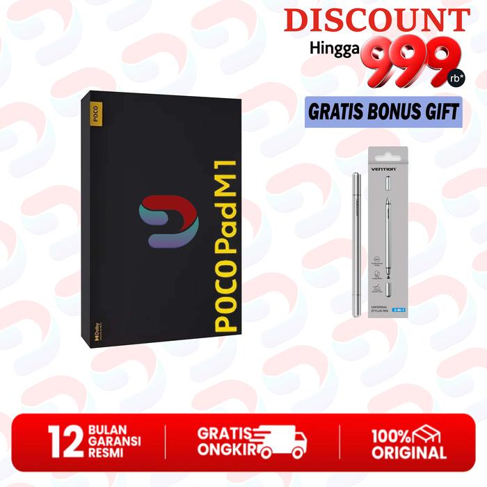 Gambar Poco Pad M1 8/256GB Garansi Resmi - Snapdragon 7s Gen 4 - Xiaomi Poco Pad M1 - Grey, Non Bundle dari Digitalisme Store Kota Administrasi Jakarta Pusat Tokopedia