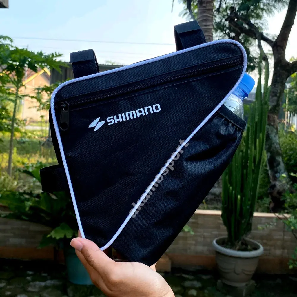 TAS SEPEDA SHIMANO MULTUFUNGSI TERMURAH DAN TERLARIS - TAS SEPEDA TEMPAT BOTOL MINUM FRAME SEGITIGA - TAS OLAHRAGA SEPEDA MURAH BERKUALITAS