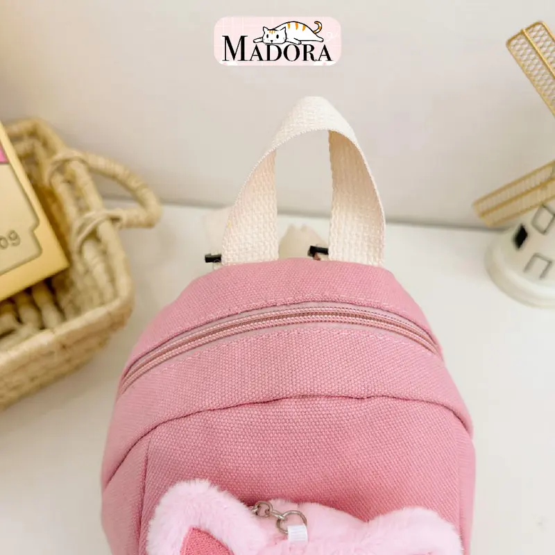 Madora Sanrio Family Mini Backpack Tas Ransel Sekolah Anak Karakter Kuromi Melody Lucu 4