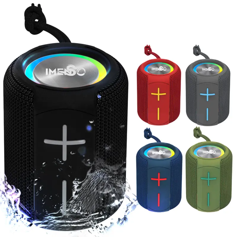 IMENSO Speaker Bluetooth Portable Mini Full Bass With RGB Light RB 120 BT V5.2 1200mAh Bergaransi IMS S1005 1