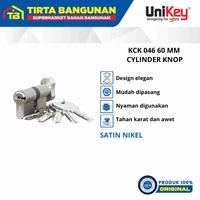 Gambar UNIKEY KCK 046 60 MM KNOB CYLINDER SECURITY SILINDER KUNCI PINTU RUMAH SN dari Tirta Bangunan Kota Depok 2 Tokopedia