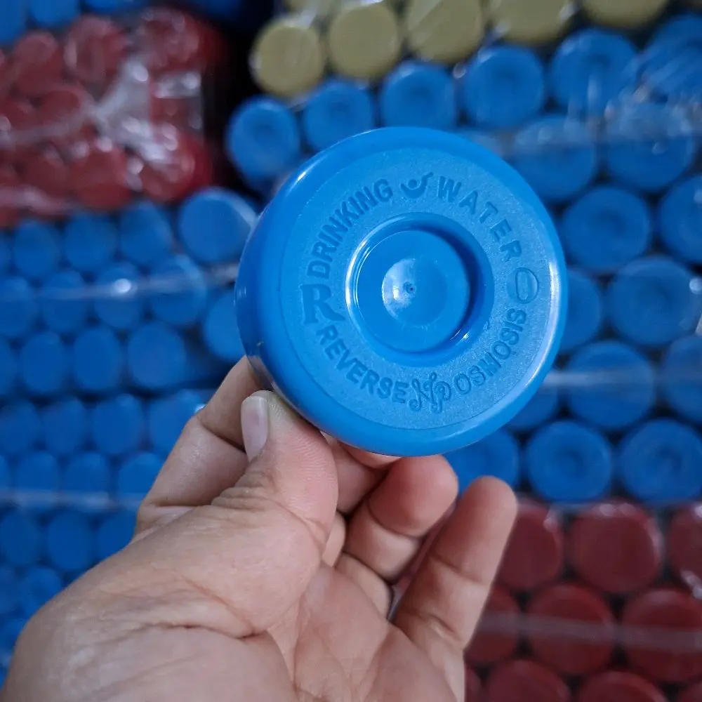 100 pcs Tutup Galon Warna Biru Anti Pecah dan Anti Rembes Air - Water Dapur Perlengkapan