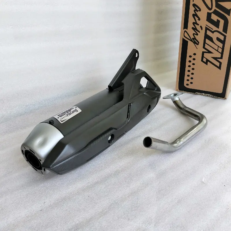 Knalpot Tabung Vario Beat Karbu Deluxe Scoopy Mio Sporty M3 - FULLSYSTEM LongYin Racing Suara Bass Adem Gerung Motor Motorcycle 1