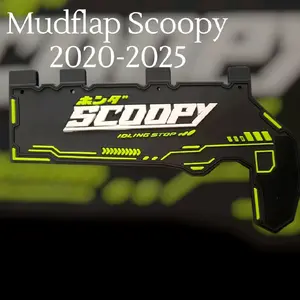 mudflap motor Honda Scoopy 2020-2025 penahan lumpur karet motor Honda Scoopy tahun 2020-2025