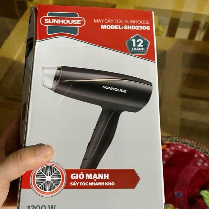 ￼lMáy sấy tóc SUNHOUSE màu đen 1200W SHD2306