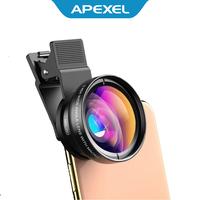 Gambar APEXEL Lensa Kamera Smartphone 2 in 1 Macro 12.5X Wide Angle 0.45X - APL-0.45WM dari Apexel Indonesia Kota Administrasi Jakarta Barat 1 Tokopedia