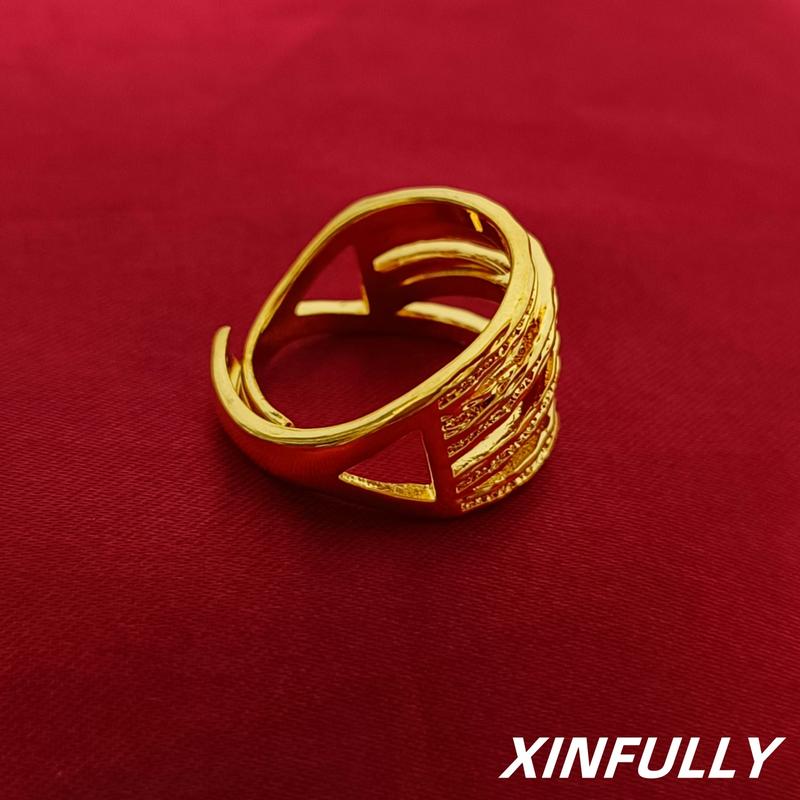 Product Introduction of Vintage Craft Multi-Layered Line Rings Open Ring Women's Rings 4