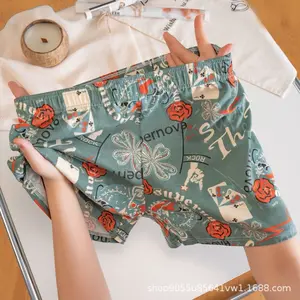 Celana Pendek Santai Pria Wanita Katun 95% Spandek