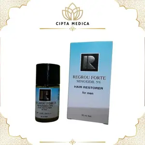 Regrou Forte 5% Solution 30 ml Merangsang Pertumbuhan Rambut Anti Rontok