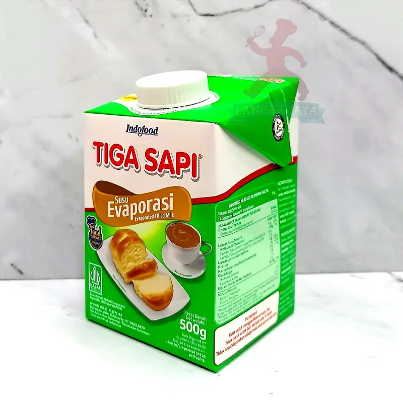 Susu Evaporasi/Evaporasi tiga sapi 500gr Food 1