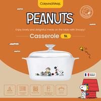 Gambar CORNINGWARE Snoopy Casserole 5L Original – Keramik Pyroceram Tidak Berpori Tahan Gompal Ringan Tahan Suhu Ekstream - 5 L dari Homeland Store Kota Administrasi Jakarta Pusat 1 Tokopedia