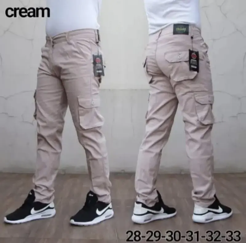 TERLARIS] CELANA CARGO PANJANG PRIA UKURAN 27-38  QUALITY SLIMFIT COWO SKINNY POLOS COWOK 3