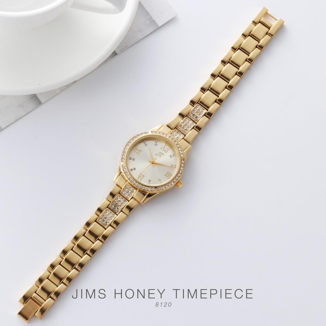 JIMS HONEY JAM TANGAN WANITA 8120 (FREE BOX + BATERAI)