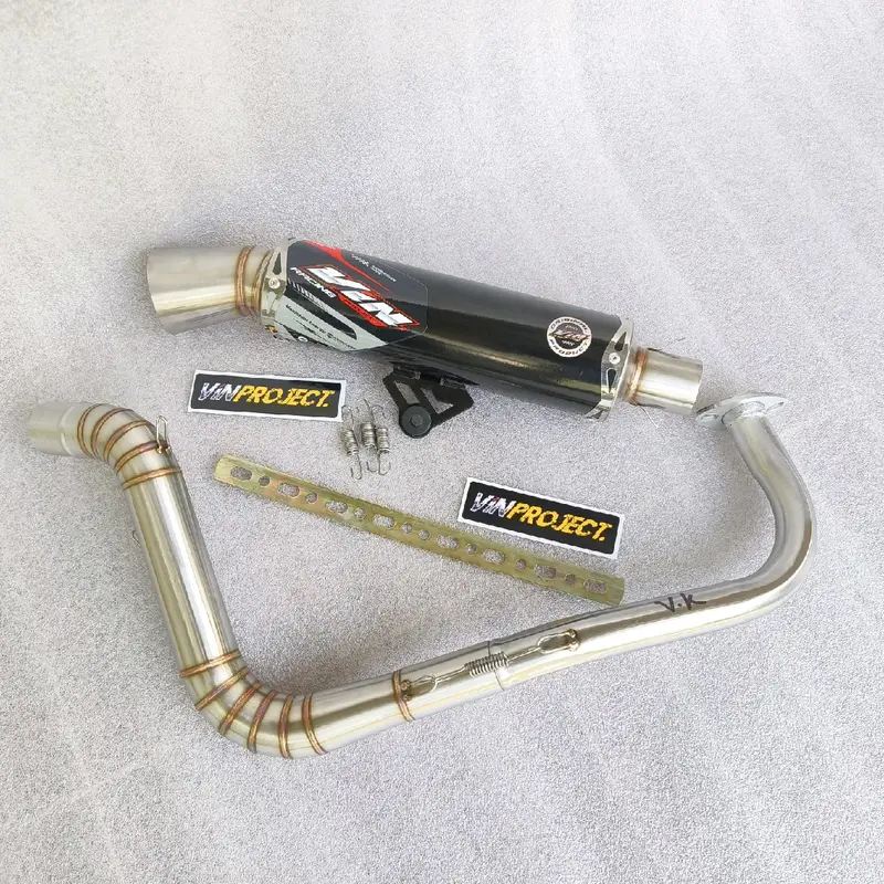 Knalpot Samlong Vin Project original inlet 38 saringan full dan bor boran Fullsistem beat scoopy vario nmax aerox pcx dll 2