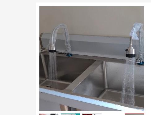 gravino vercelli kran sink meja dapur cuci piring 2 mode semburan air deras Keran stanless khrom