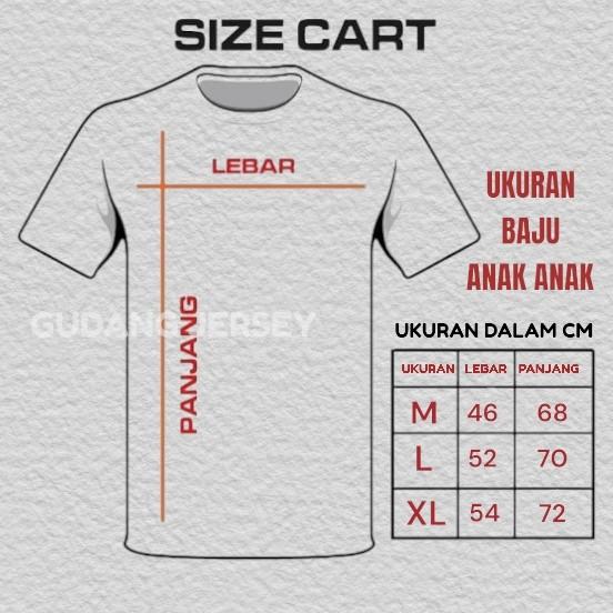 Baju bola anak laki laki Kaos futsal anak Jersey bola junior umur 5-14 Tahun Sport Outdoor