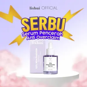LISHUI SERUM NIACINAMIDE 10% | LISHUI SKINCARE Serum Pencerah Serum Flek Hitam Mencerahkan Memudarkan