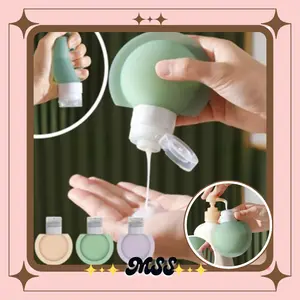 MSS- Refil Botol Sabun Shampoo Mandi / Botol Sabun Lotion Travel Traveling Soft Silikon / Botol  Make up Mini Travel  / Botol Tube Untuk Lotion Travelling
