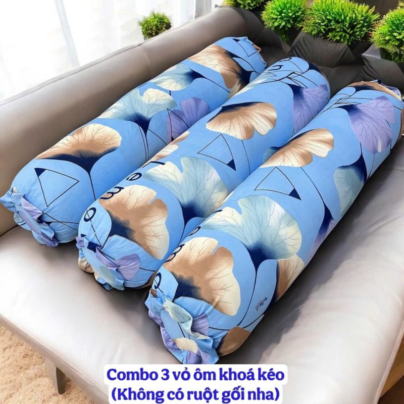 Combo 3 Vỏ Ôm Khóa Kéo Thun Hàn Quốc 35x100cm Chất Liệu Mềm Mịn Đa Dạng Mẫu Mã Không Kèm Ruột Gối Thích Hợp Cho Trải Nghiệm Tiện Dụng Combo 3 Vỏ Ôm Khóa Kéo Không Có Ruột Gối Nhá