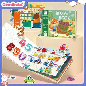 【Goodbata】30 Halaman Quiet Book Buku Pencerahan Pertama Bayi Buku Sibuk Untuk Anak Buku Pembelajaran Dini Buku Montessori Anak Buku Cukup Montessorri Activity Book Education