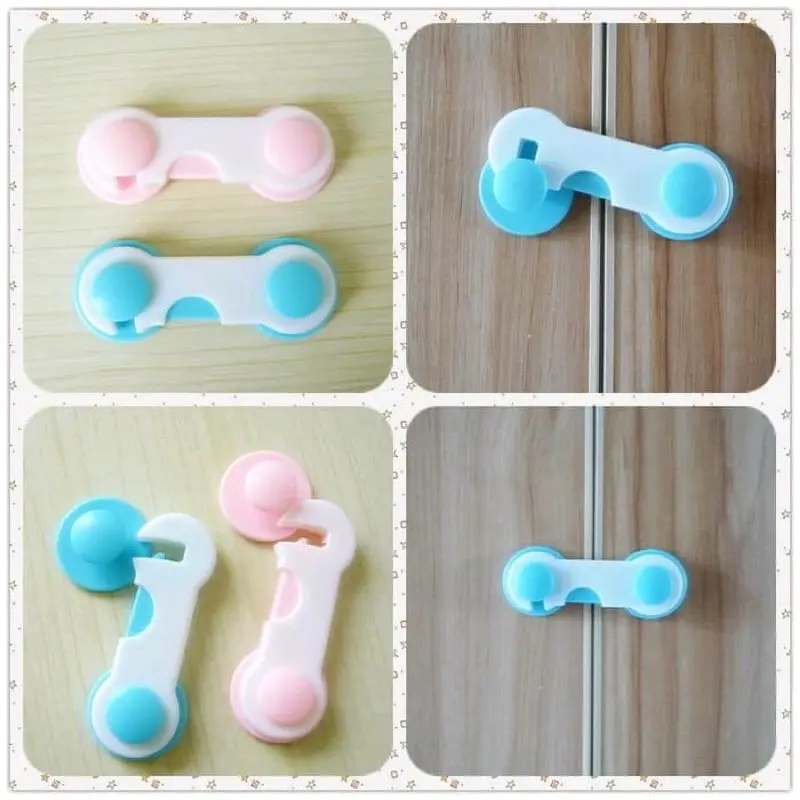 Pengaman Pintu Laci Safe Lock Pengunci Pintu Lemari Baby Safety Lock 4