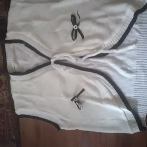 Vest Knit atau rompi rajut tali pita anak umur 4-7- 8-9-10-11-12 tahun