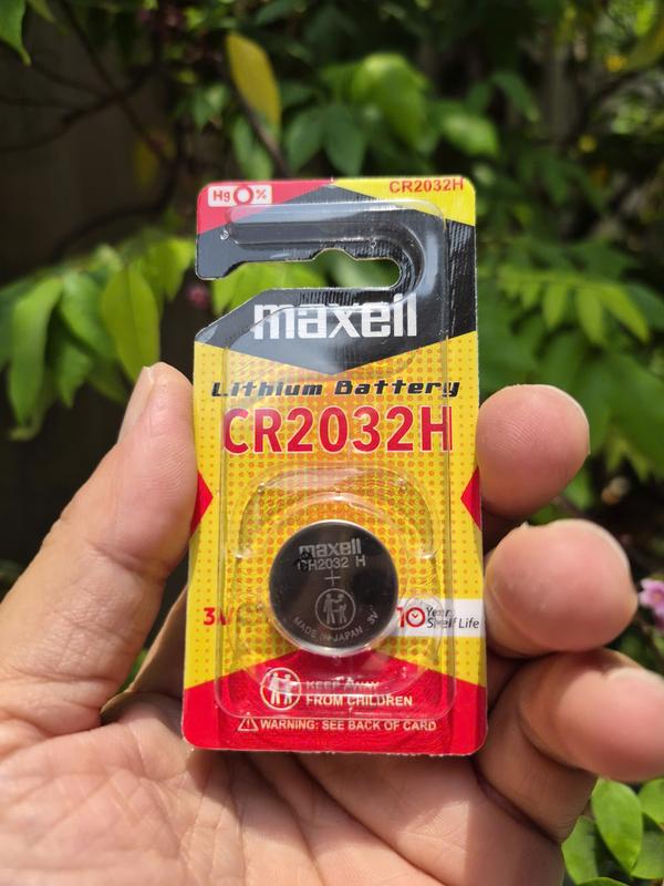 Pin CR2032H / CR 2032 3V Maxell Lithium dùng cho smartkey ô tô, xe máy - Made In Japan